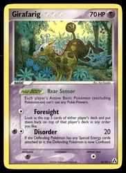 Girafarig 16/92 EX Legend Maker Rare Pokémon Card