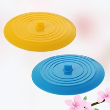 2 Pcs Large Round Silicone Drain Bathtub Plug Bathroom Drain Cover