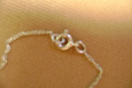 ZIERLICH GEMARKT 10KT. FEINE KETTE HALSKETTE WEISSGOLD DIAMANT MITTIG HERZ 18 ZOLL - Bild 11 von 11