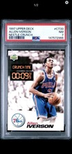 Upper Deck 1997-98 Nestle Slam Dunk Crunch Time Allen Iverson #CT 33 PSA 7