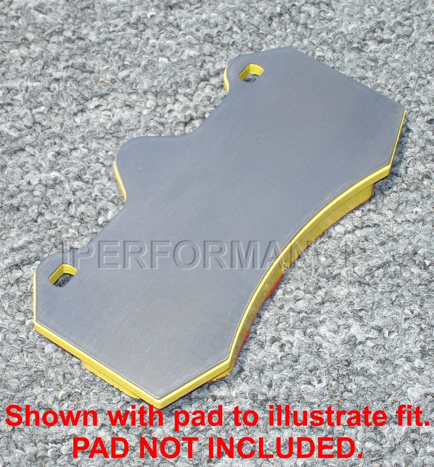 Titanium Brake Pad Shim Heat Shield Set for McLaren 570S 3.8T 16- ; R54 Irn Ds F