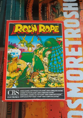 Roc´N Rope  (CBS 1981) ATARI 2600 VCS (Modul, Box) works classic 8-bit
