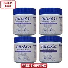 4 Pack PetLab Co Probiotic Soft Chew for Dogs Digestive Support