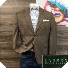 RALPH LAUREN Mens Blazer Sport Coat Casual Jacket Size 42S Classic Wool Suit