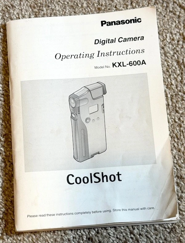 Panasonic KXL-600A Digital Camera w/ View Finder Vtg 1997 Powers On - For Parts - Image 4 of 4