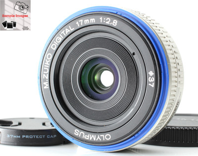 [MINT] Olympus M.ZUIKO Digital 17mm F2.8 Silver Pancake Lens Tested From JAPAN
