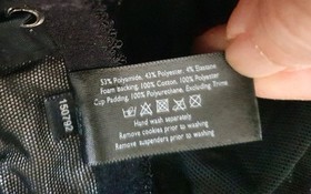 Ann Summers Black & Nude Lace  & Mesh Corset Back Babydoll Dress Size 18