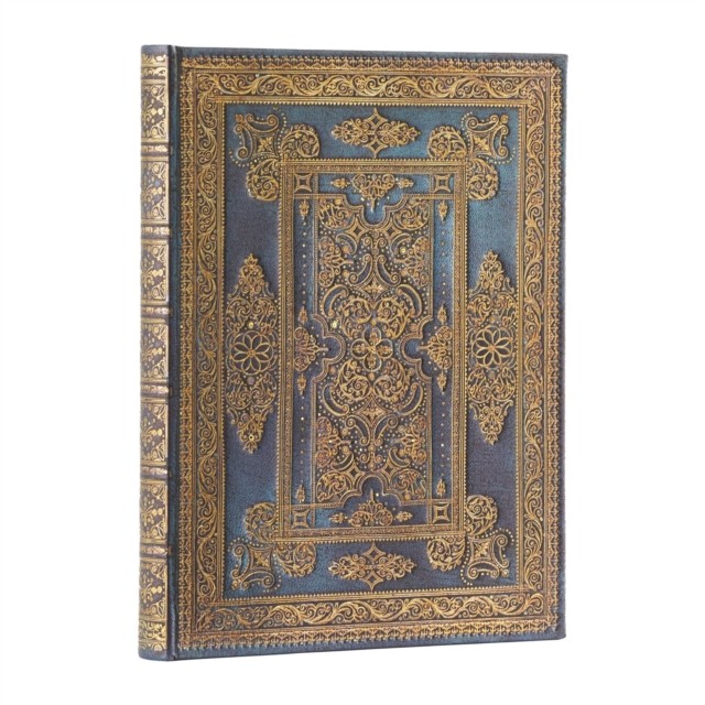 Blue Luxe Ultra Lined Hardcover Journal, 144pg, 120GSM by Paperblanks (Luxe