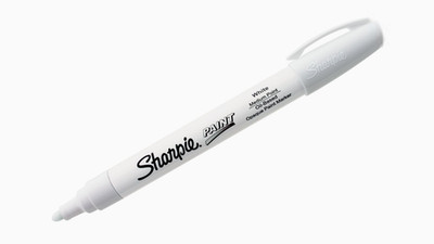 Sharpie White Oil-Based Paint Marker Medium Point 34915 Pack of 1