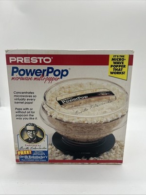 Presto PowerPop Microwave Multi-Popper Orville Redenbacher s Popcorn Maker 04830