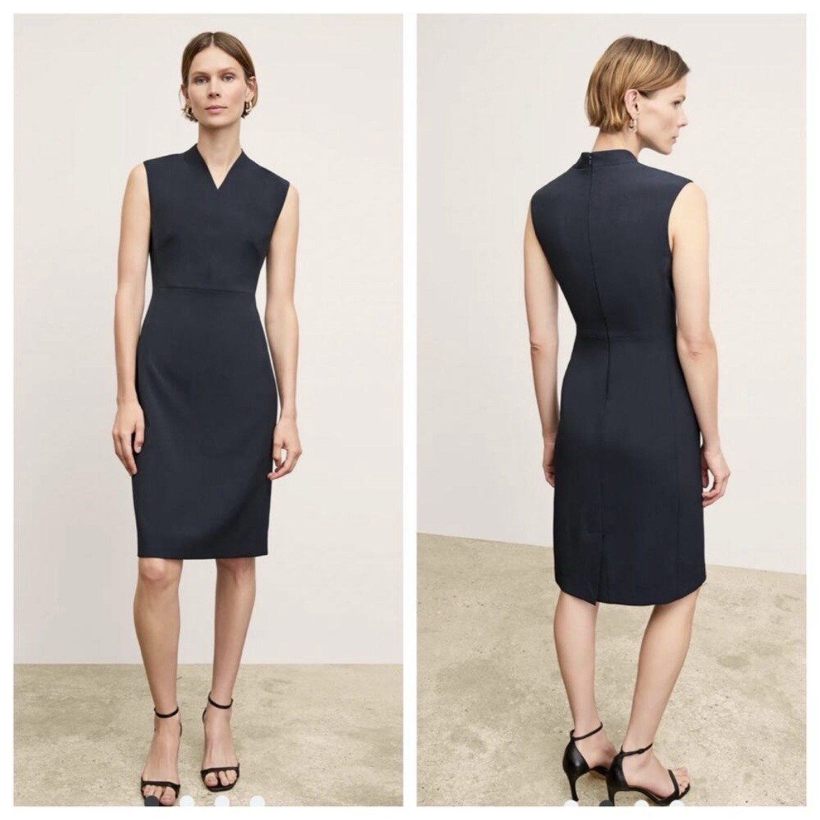 MM Lafleur The Aditi Sleeveless Navy Blue Dress Women’s 0