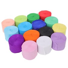 12 Pcs Happy Birthday Streamers Colorful Garland Paper Decoration