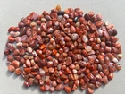 2000 Carat Bulk Red Agate Carnelian Polished Stone Mini Chip 250pcs+ Loose Stone