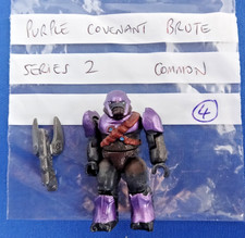 Halo Mega Bloks Purple Covenant Brute Minifigur mit Waffe - Serie 2 (4)