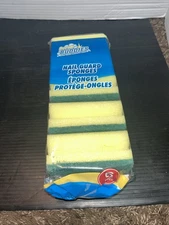 Scrub Buddies 6 Pack Nail Guard Sponges Kitchen Cleaning Brand NEW