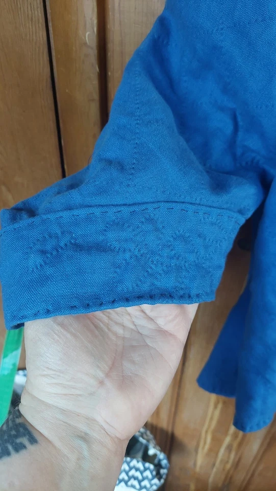 women's 18th century short gown, French and Indian, Rev war - Image 4 of 4