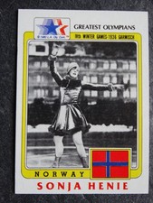 1983 Topps Greatest Olympians #18 Sonja Henie Norway Figure Skating Card