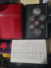 1981 Royal Canadian Mint Proof Set 7 Coins Including Silver Dollar Coin in OGP