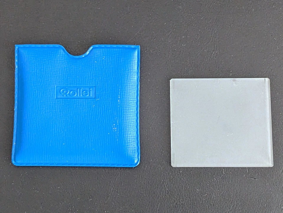 [N MINT w/Case] Rollei Focusing Screen Matte for Rolleiflex SL66 E SE From JAPAN - Image 3 of 4