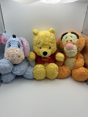 Eeyore, Winnie und Tigger Posh Paws Plüsch Teddy Flauschig Stofftier Set Konvolut 