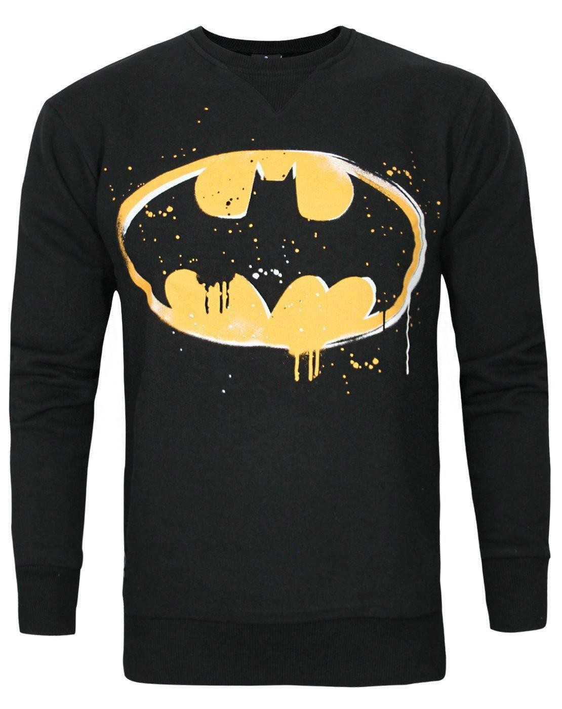 DC Comics Schwarz Batman Stensil Logo Sweatshirt Mnner 11990₽