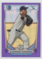 2014 Bowman Prospects Chrome Retail Purple Refractor Alex Guerrero Alexander 0u0