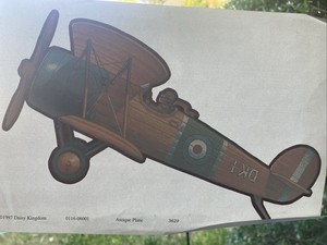 Antique Plane Iron-On Transfer & Pattern