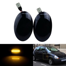 1 Paar Seitenblinker schwarz Linse Für Ford Transit / Tourneo MK6 MK7 2000-2014