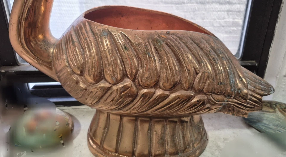 Absolut Elyx tigela perfurada de cobre flamingo balde de gelo refrigerador de vinho raro - Imagem 4 de 4