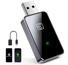 Wireless CarPlay Adapter for iPhone 2025 Upgraded, for Apple CarPlay Wireless...