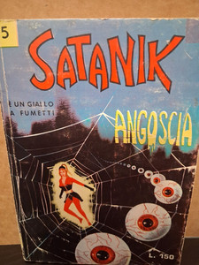 Satanik #5 'Angoscia', March 1965 (e un giallo a fumetti)