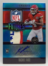 2023 Panini Legacy Rashee Rice Dual Rookie Logo Patch Auto RC Shield TRUE 1/1