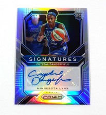2021 Panini Prizm WNBA Signatures Crystal Dangerfield Rookie #14 Lynx Auto