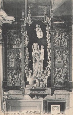 locquirec Innenraum der Kirche 5984