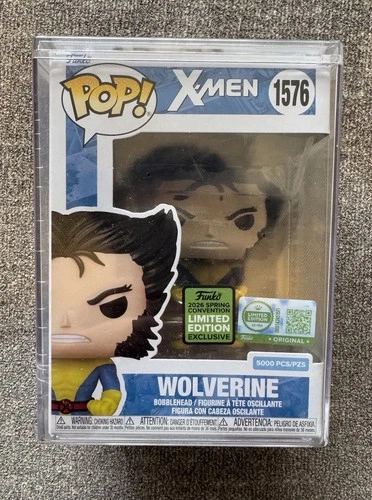 Funko Pop! Wolverine (Classic Unmasked) #1576 w/ Protector LE 5000 ECCC