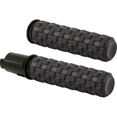 Arlen Ness Air Trax Grips TBW Black Harley 500-066