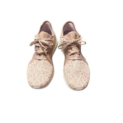 Adidas Shoes Womens 11 Pink Lace PureBoost X Element Sneaker Athleisure Running
