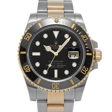 Rolex ROLEX Submariner date 116613GLN black/diamond WATCH 699506