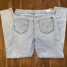 Seven7 Women's Tummyless High Rise Slimming Control Panel Skinny Jeans