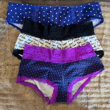 Victoria s Secret PINK Lot Of 3 Vintage LR Hipster/Boyshort Panties M