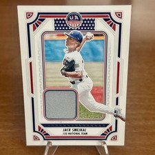 2024 Panini USA Stars & Stripes Baseball Jack Smejkal Materials #USA-JS Patch
