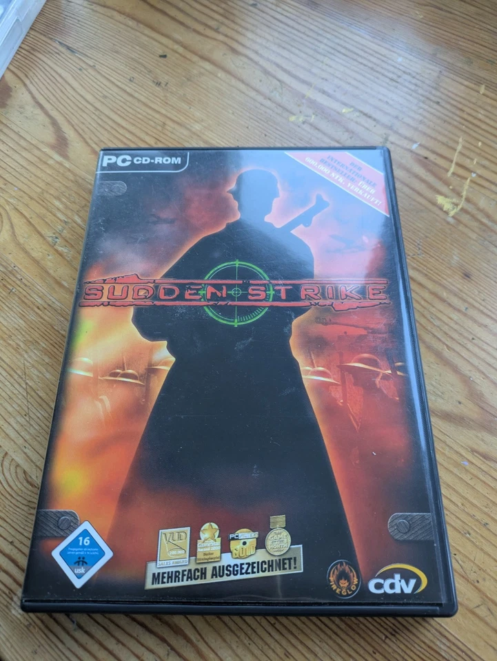 PC CD-ROM Spiel: Sudden Strike - Real-Time Tactics (RTS/RTT) Klassiker