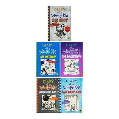 Diary of a Wimpy Kid By Jeff Kinney: Book 12-16 Set - Age 7-12
