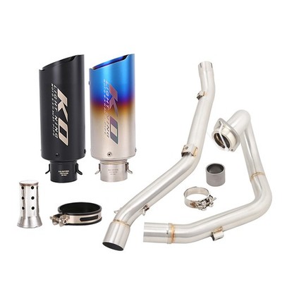 For Suzuki DRZ400 2000-2025 Header Exhaust Pipe Front Link Tube Slip On Muffler