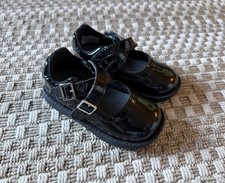 new STRIDE RITE SRT Cordaline Mary Janes Shoes 5.5 M Black Patent Leather