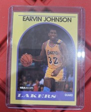 1989 NBA HOOPS EARVIN (MAGIC) JOHNSON !!!! L.A LAKERS CARD #47