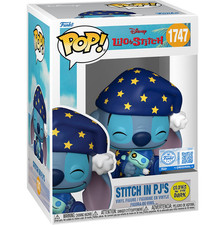 Funko Pop Disney Stitch in PJs #1747 Lilo & Stitch GITD + FREE Stitch Funko 1701