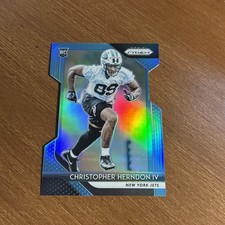 2018 Panini Prizm - Rookie Chris Herndon IV #271 Light Blue Prizm /199 (RC)