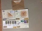 Five Israel registered covers4X fdc,4X '50
