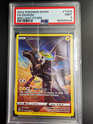 Zekrom graded PSA 9 for sale on eBay